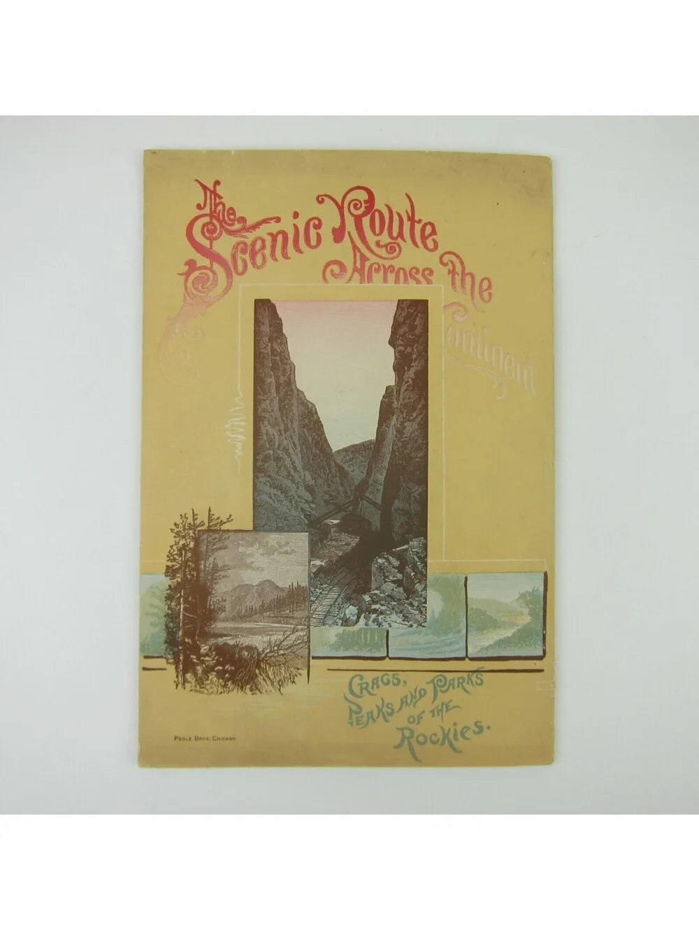 Denver & Rio Grande Railroad Tour Book Colorado New Mexico & Utah Antique 1899